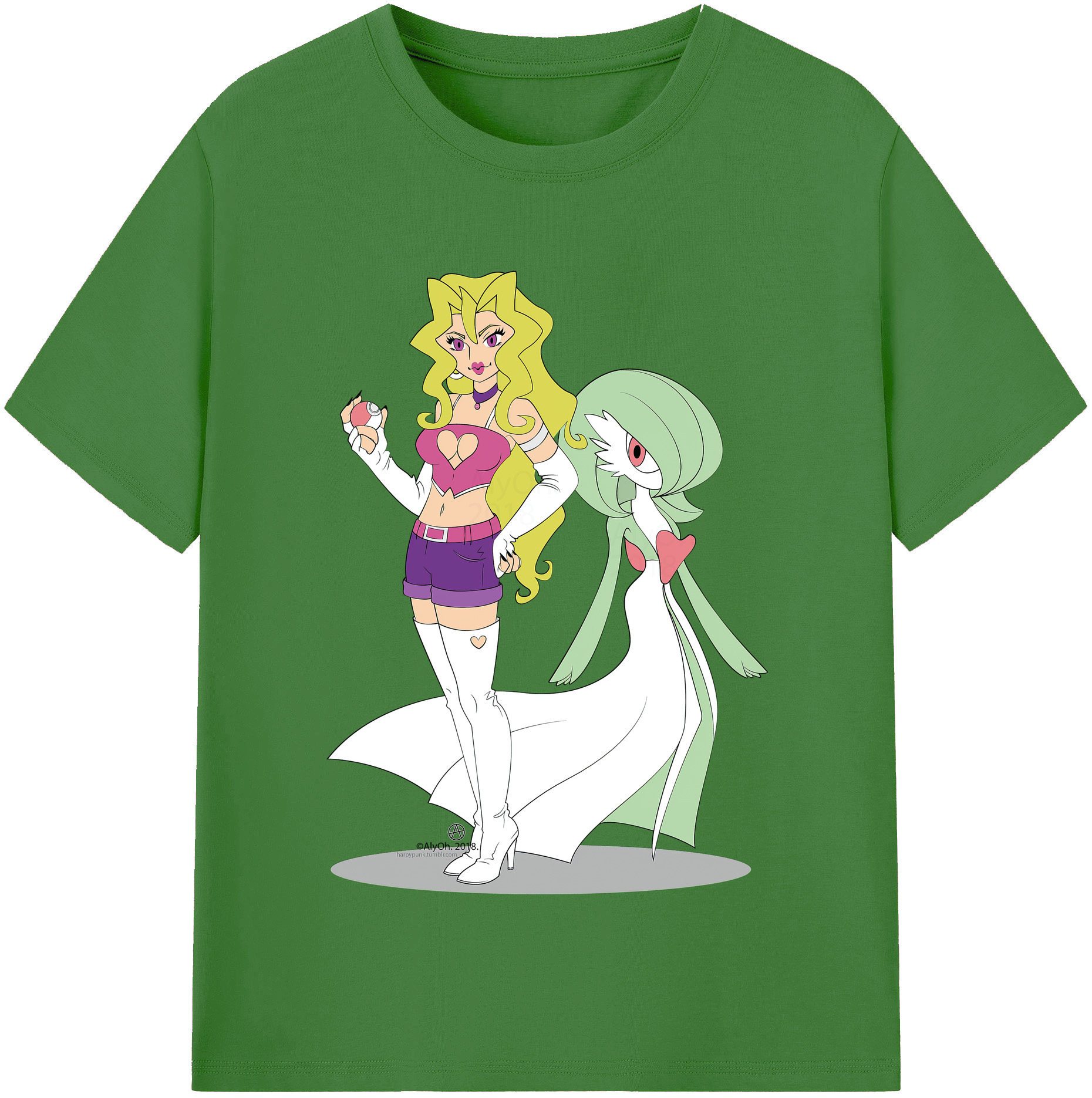 （画像用） 遊☆戯☆王 Yu-Gi-Oh! レディースカジュアルプリントTシャツ（綿100％）